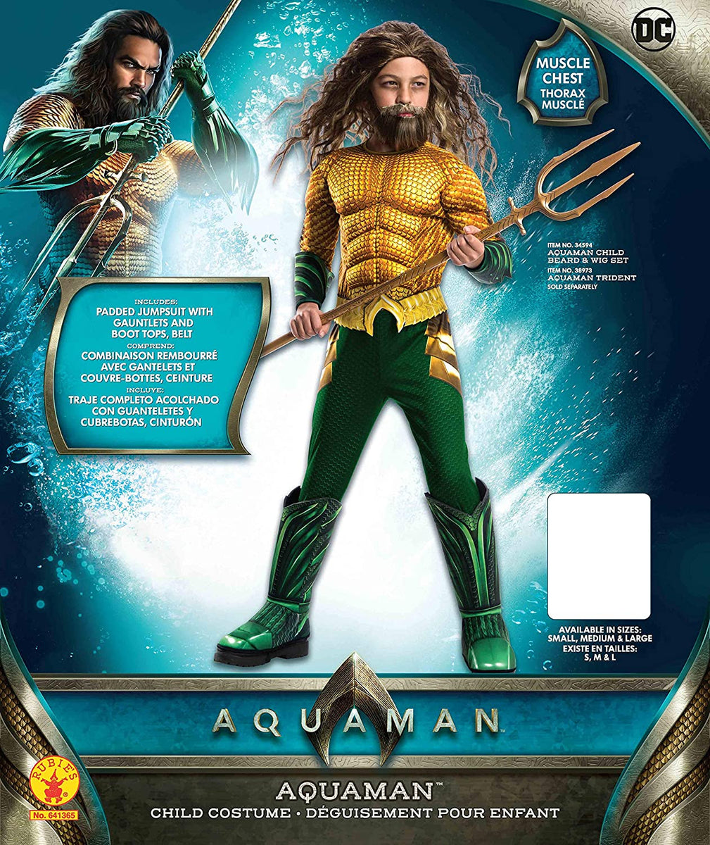 Rubie s Aquaman Movie Child s Deluxe Costume fantasisales