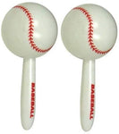 1 pair of 7" Baseball Maracas