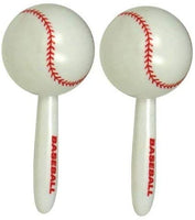 1 pair of 7" Baseball Maracas