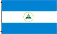 B&Y 3x5 Nicaragua Flag Nicaraguan Banner Central American Pennant Bandera Outdoor