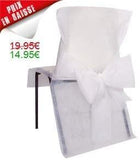 Chair Cover with Bow Sash - 10 pc Pack White