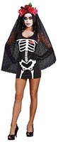 Dreamgirl Women's Dia de los Muertos Sugar Skull Costume Headpiece