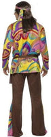 Smiffy's Men's Psychedelic Hippie Man Costume