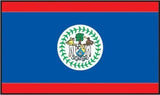 3' x 5' Belize Soft Polyester Flag Banner
