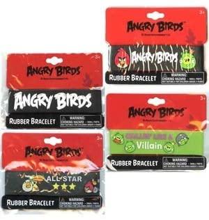 UP Angry Bird Rubber Bracelet [Contains 6 Manufacturer Retail Unit(s) Per SKU# ABRB