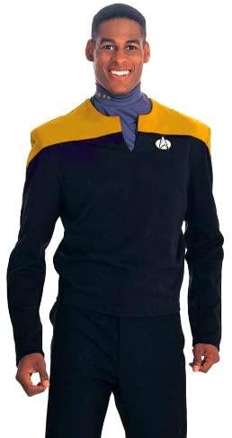 Deep Space Nine Shirt Adult Costume Gold - Small