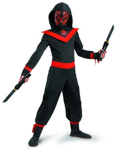 Disguise Costumes Glow Away Neon Ninja Costume