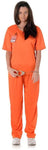Correctional Facility Prisoner Jumpsuit Women's Costume