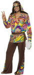 Smiffy's Men's Psychedelic Hippie Man Costume