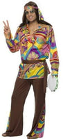 Smiffy's Men's Psychedelic Hippie Man Costume