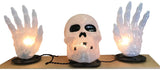 Fantasia Inc. Light up Skull and Skeletal Hands Ground Breaker Decoration Indoor/Outdoor
