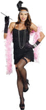 Black Flapper Womens Dress Size M
