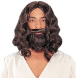 Biblical Wig and Beard in Brown