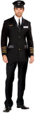 Mile High Pilot Hugh Jorgan Adult Costume - Large