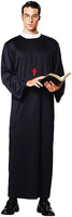 Lets Party By Paper Magic Group Priest Robe Adult Costume/Black - One Size