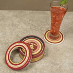 USC Trojans 4-Pack Coasters with Tin
