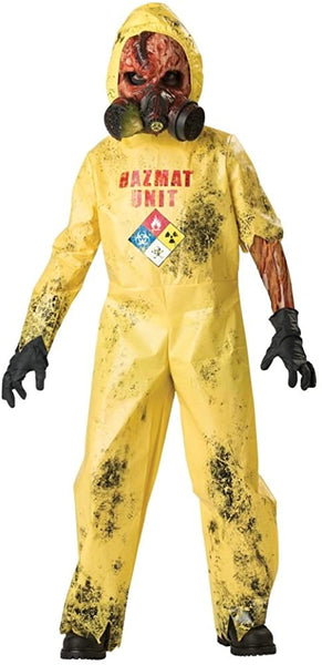 InCharacter Hazmat Hazard Child Costume,Yellow,Child 10