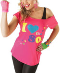 Costume Culture Women's I Love The 80's T-Shirt