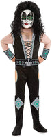KISS Men's DLX Catman Childrens Costume Costume Black