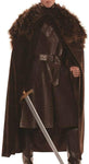UNDERWRAPS Faux Leather Print Costume Cape Male One Size