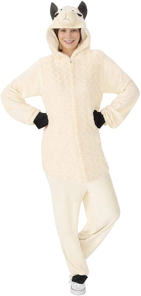 Rubie's Comfy Wear One-Piece Hooded Jumpsuit, Llama, Large/X-Large