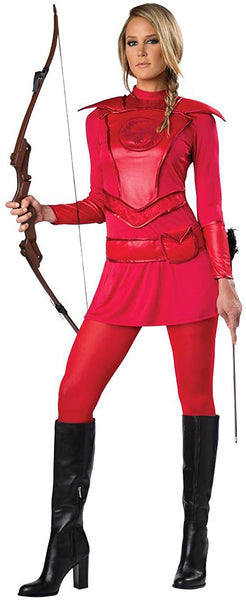 InCharacter Red Warrior Huntress Adult Costumes