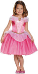 Child Girls Disney's Aurora Classic Pink Dress With Cameo Halloween Costume