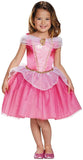 Child Girls Disney's Aurora Classic Pink Dress With Cameo Halloween Costume