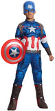 Deluxe Retro Captain America with Shield Costume - Medium