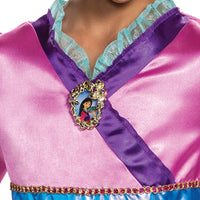 Disney Princess Mulan Costume Dress for Girls, Children's Character Dress Up Outfit
