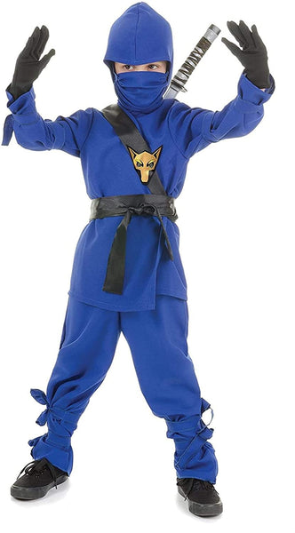 Underwraps Costumes Secret Ninja Child Costume (Blue)