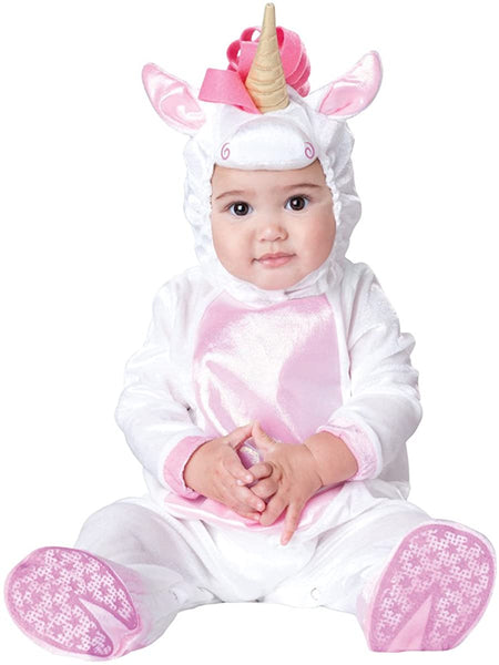 InCharacter Costumes Baby Girls' Magical Unicorn Costume, White/Pink, Small