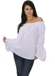 Underwraps Morris Renaissance Long Sleeve Costume, White, Small