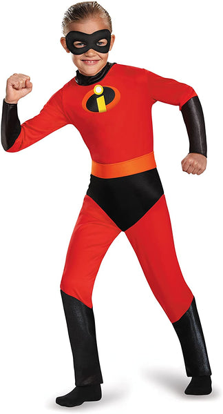 Disguise Dash Incredibles Child Costume with Metallic Logo and Detachable Belt