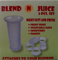 Blend N Juice 6 Piece Set with Recipe Book
