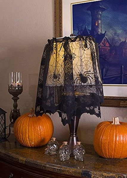 Halloween Lace Home Décor - Lace Lamp Cover