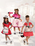Rubie's Costume Child's 50's Beauty School Girl Costume, Large, Multicolor