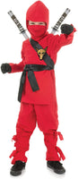 UNDERWRAPS Costumes Children's Red Ninja Costume, Small 4-6 Childrens Costume