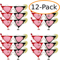 Fantasia Collections Martini Glass Party Glasses Party Favors 12 ct