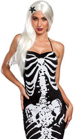 Dreamgirl Shell No Costume Dark Skeleton Mermaid Black N' White Dress SM-XL