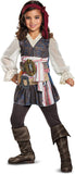 Disguise POTC5 Captain Jack Sparrow Girl Classic Costume