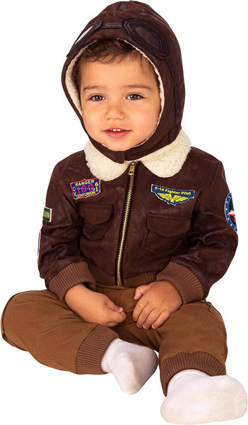 Rubie's Baby Aviator Costume, As Shown, Infant