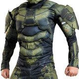 Master Chief Classic Muscle Costume, Large (10-12)