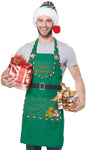 California Costumes Santa's Workshop Apron - Adult Costume Adult Costume, Green, One Size