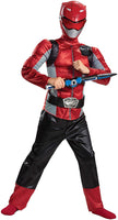 The Power Rangers Beast Morphers Kids Red Ranger Costume