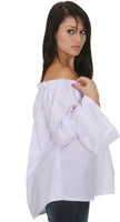 Underwraps Morris Renaissance Long Sleeve Costume, White, Small