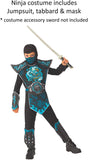Rubie's Costume Blue Dragon Ninja Boys Costume