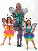Rubie's Child's Glittery Orange Butterfly Costume