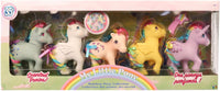 Basic Fun My Little Retro Rainbow Pony Gift Set-Parasol, Moonstone, Skydancer, Windy, Starshine
