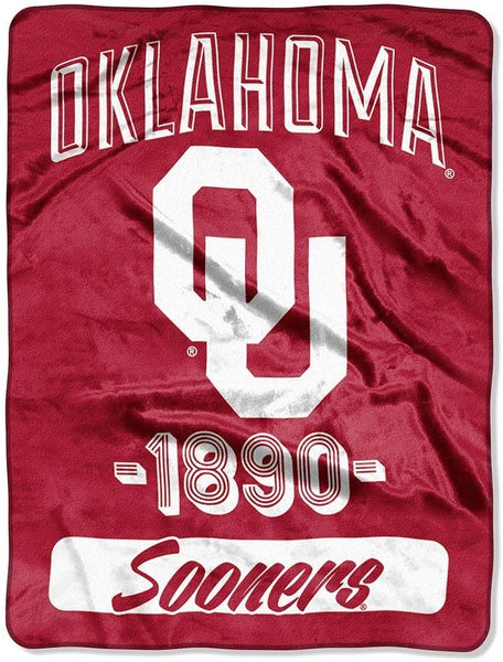 Northwest Oklahoma Sooners 1890 NCAA Plush Throw Blanket - 46 x 60 inches